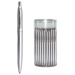 Długopis automatyczny metalowy srebrny S-136, A'25